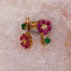 Scream Pretty Mismatched Flower Stud Earrings Hot