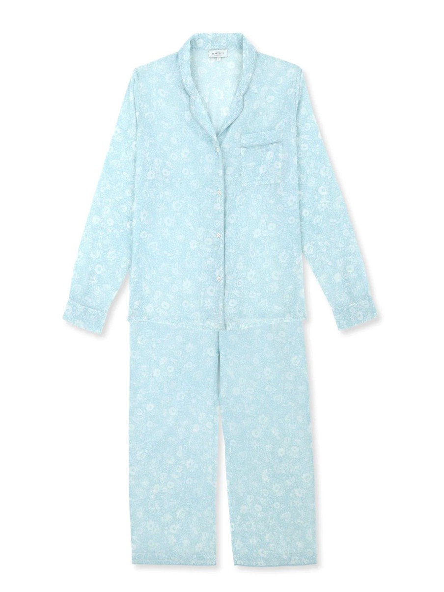 Scarlette Ateliers Long Sleeve Pyjama Set - Victor Blue Best