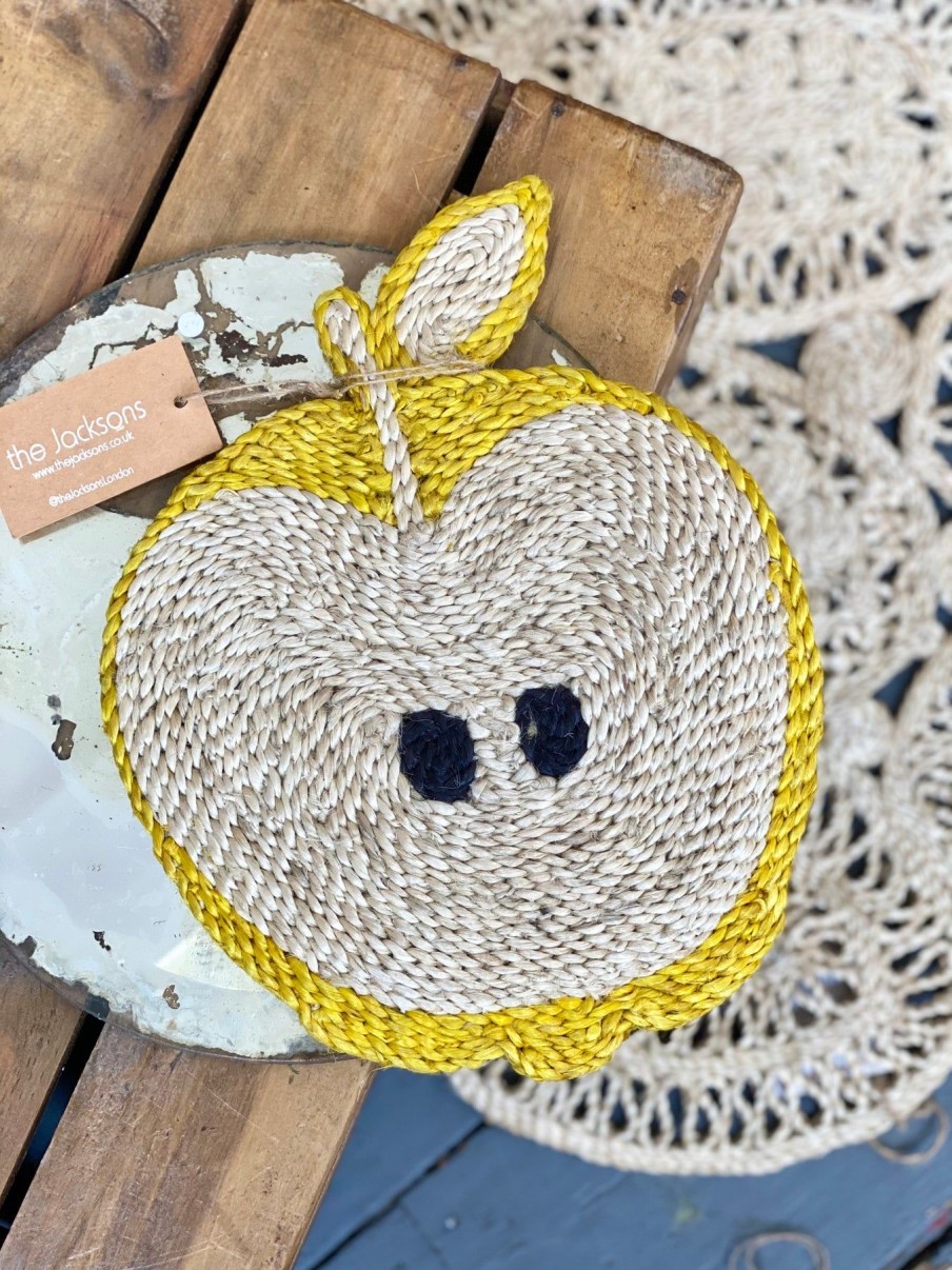 The Jacksons Apple Placemat Yellow Online