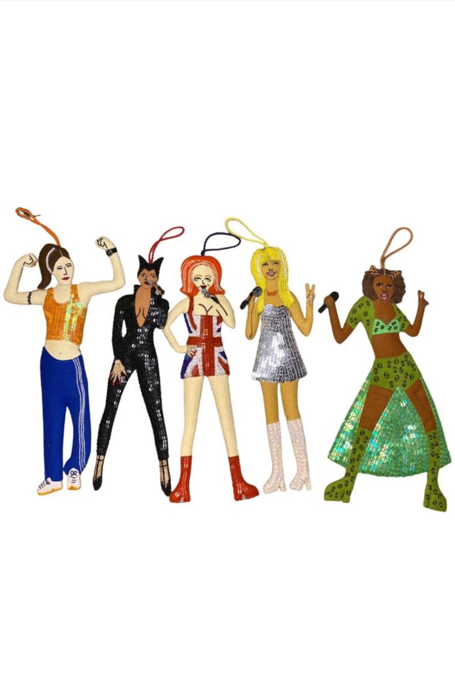 The Jacksons Spice Girls Decoration Set New