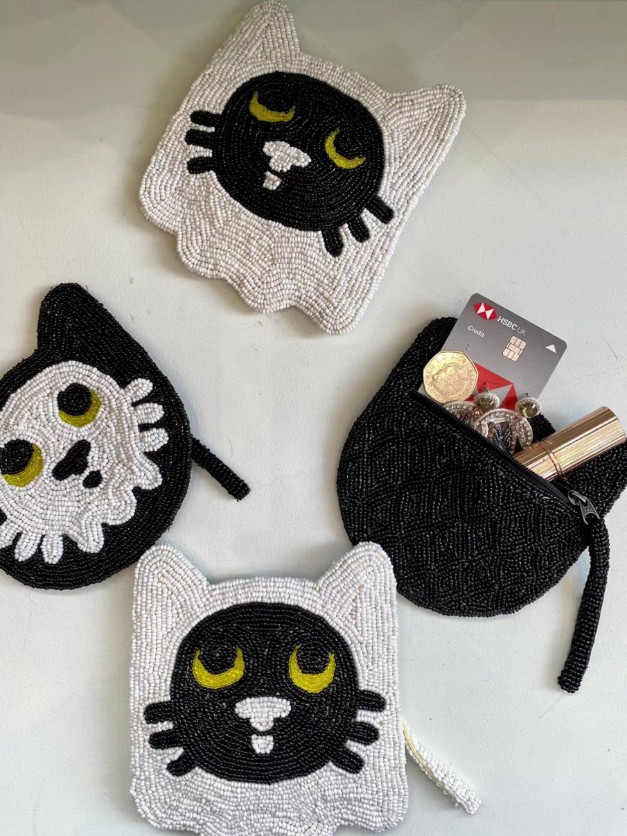 The Jacksons Cat Coin Purse - Ghost Wholesale