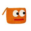 The Jacksons Big Eyes Bead Mini Clutch - Orange Wholesale