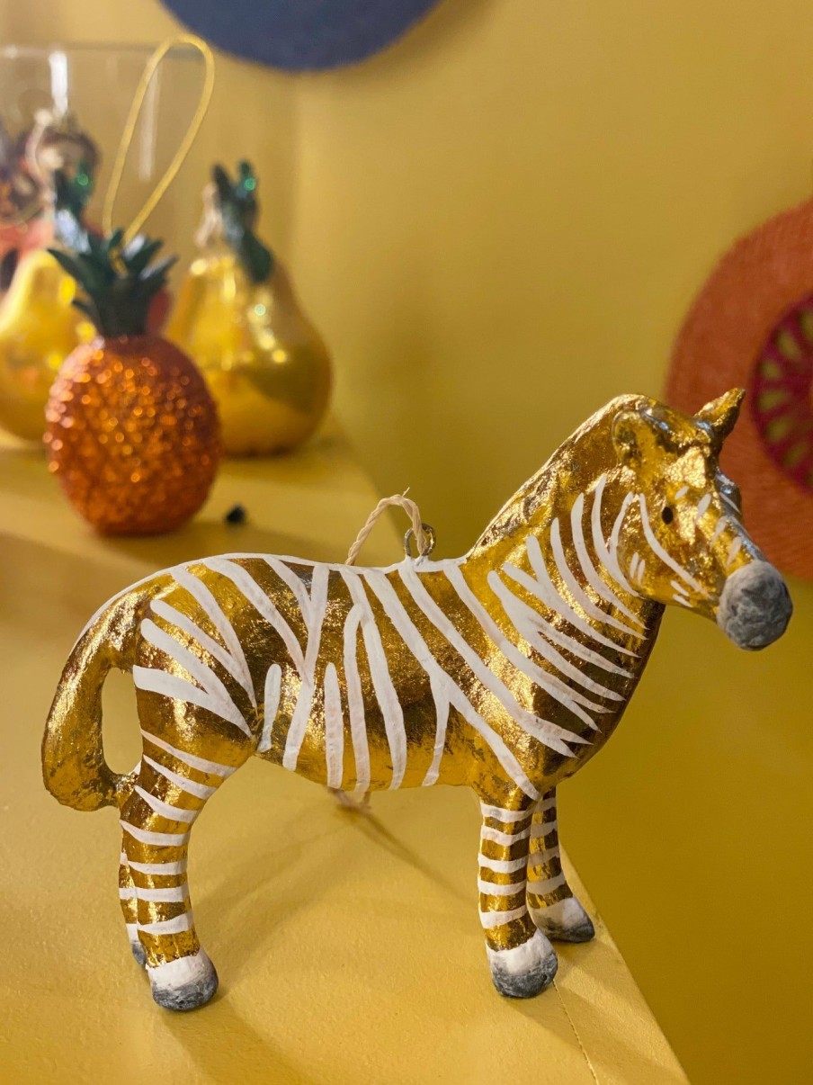 Cody Foster Fantastical Zebra Ornament Online