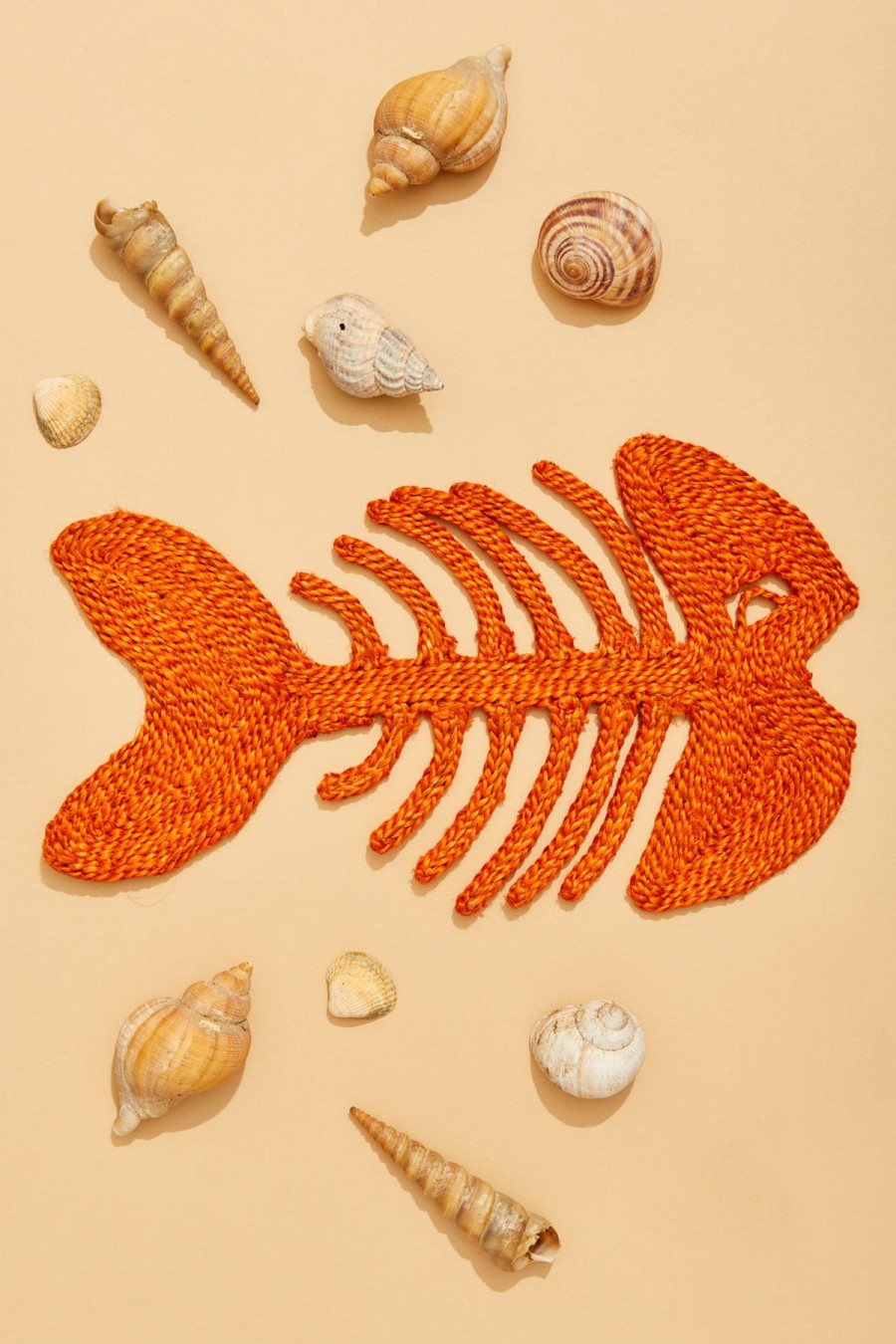 The Jacksons Fish Placemat Orange Online