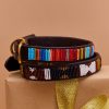 The Jacksons Dog Collar - Mexican Browns Hot