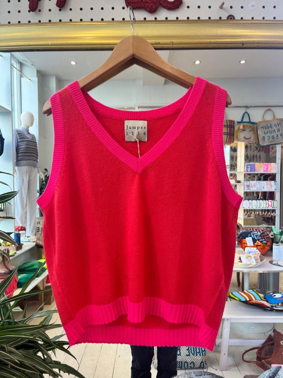 Jumper 1234 Pink Contrast Tank Clearance