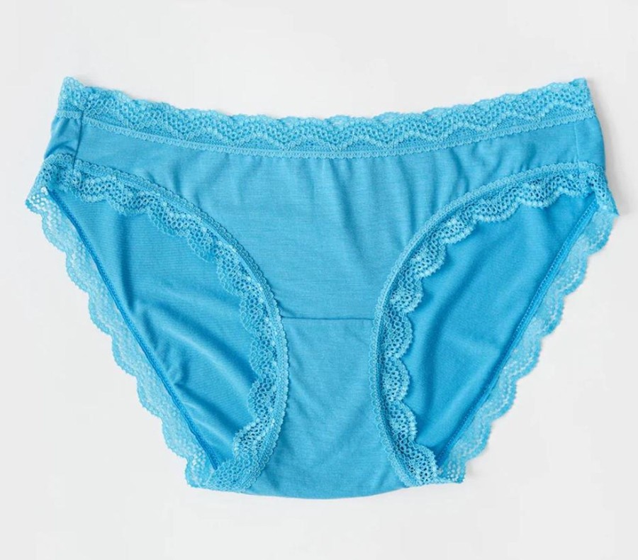 Stripe and Stare Knickers - Turquoise Clearance