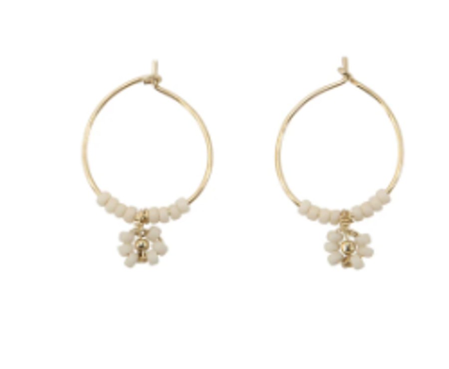 SIDAI DESIGNS Flower Hoops Earrings Hot