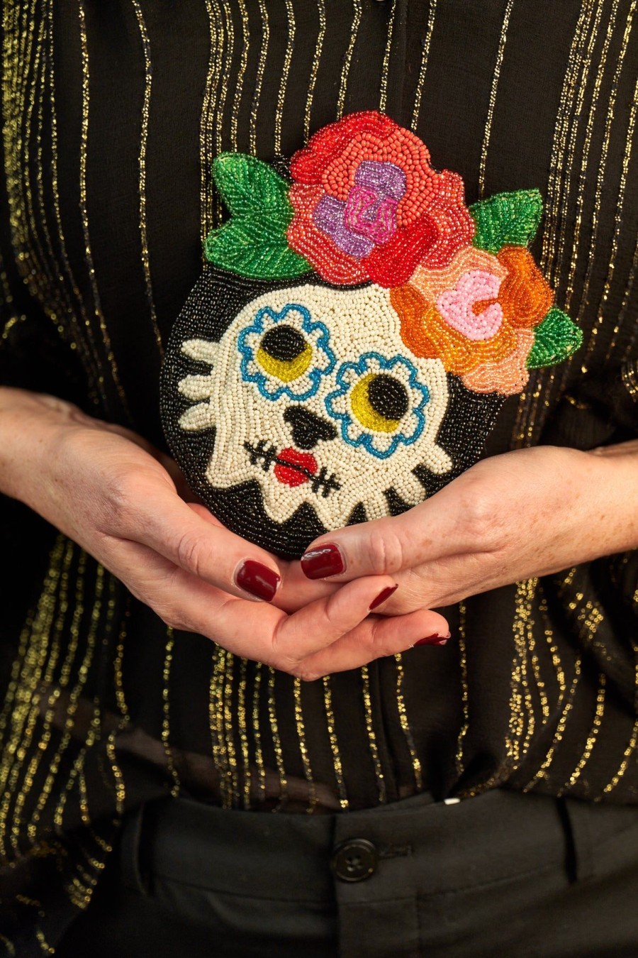 The Jacksons Cat Coin Purse - Day Of The Dead Online