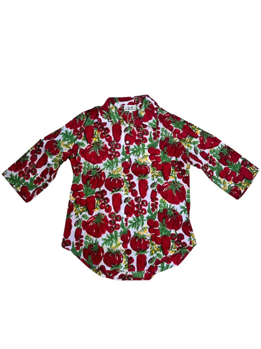 Xiwikj Classic Tomatoes Shirt Clearance