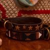 The Jacksons Dog Collar - Gold Stars Hot