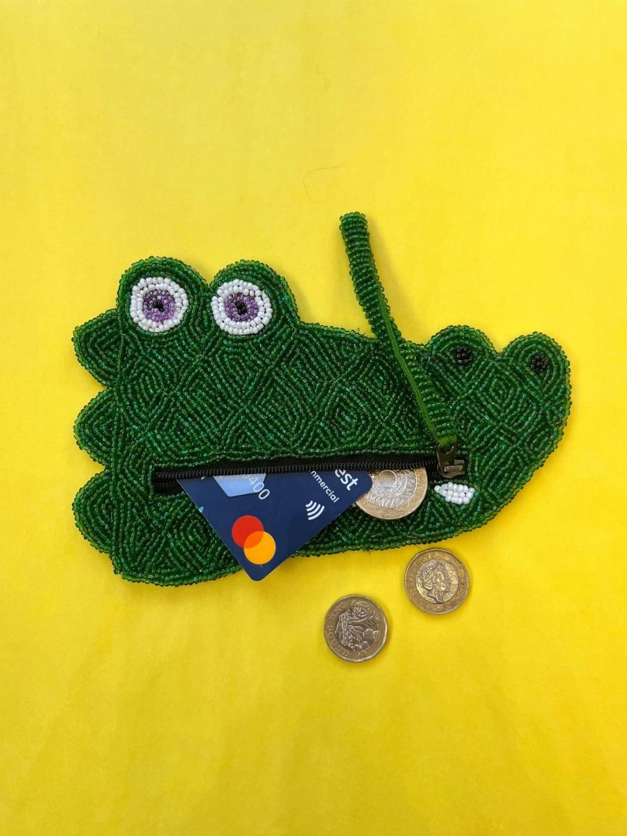 The Jacksons Croc Coin Purse New