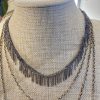 Marie-Laure Chamorel Platted Chain Tassel Necklace - N°550 Online