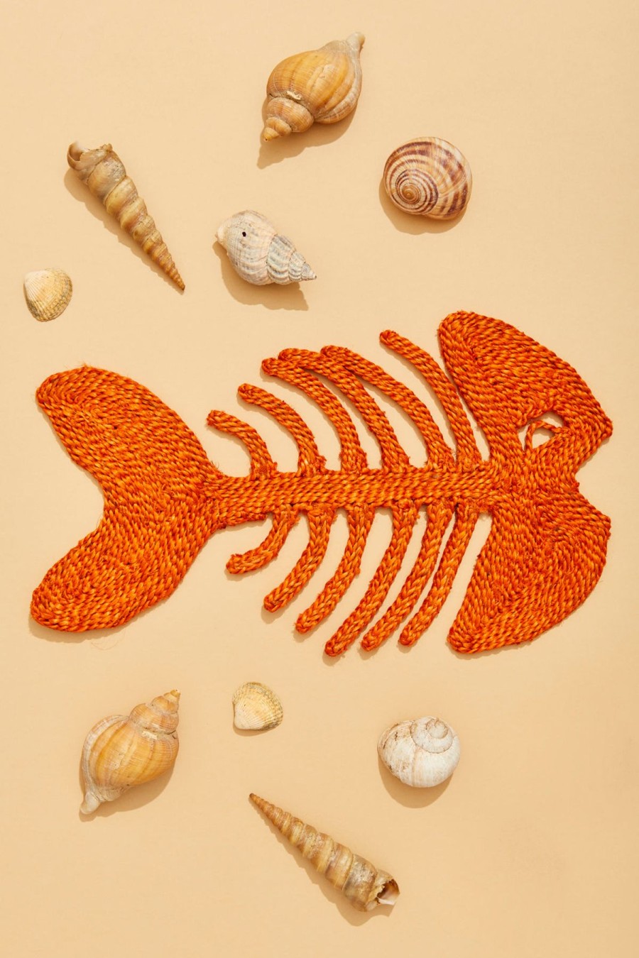 The Jacksons Fish Placemat Orange New