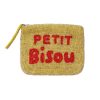 The Jacksons Petit Bisou Mini Clutch- Gold And Red Wholesale