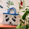 The Jacksons Panda- Natural With Blue & Black Online