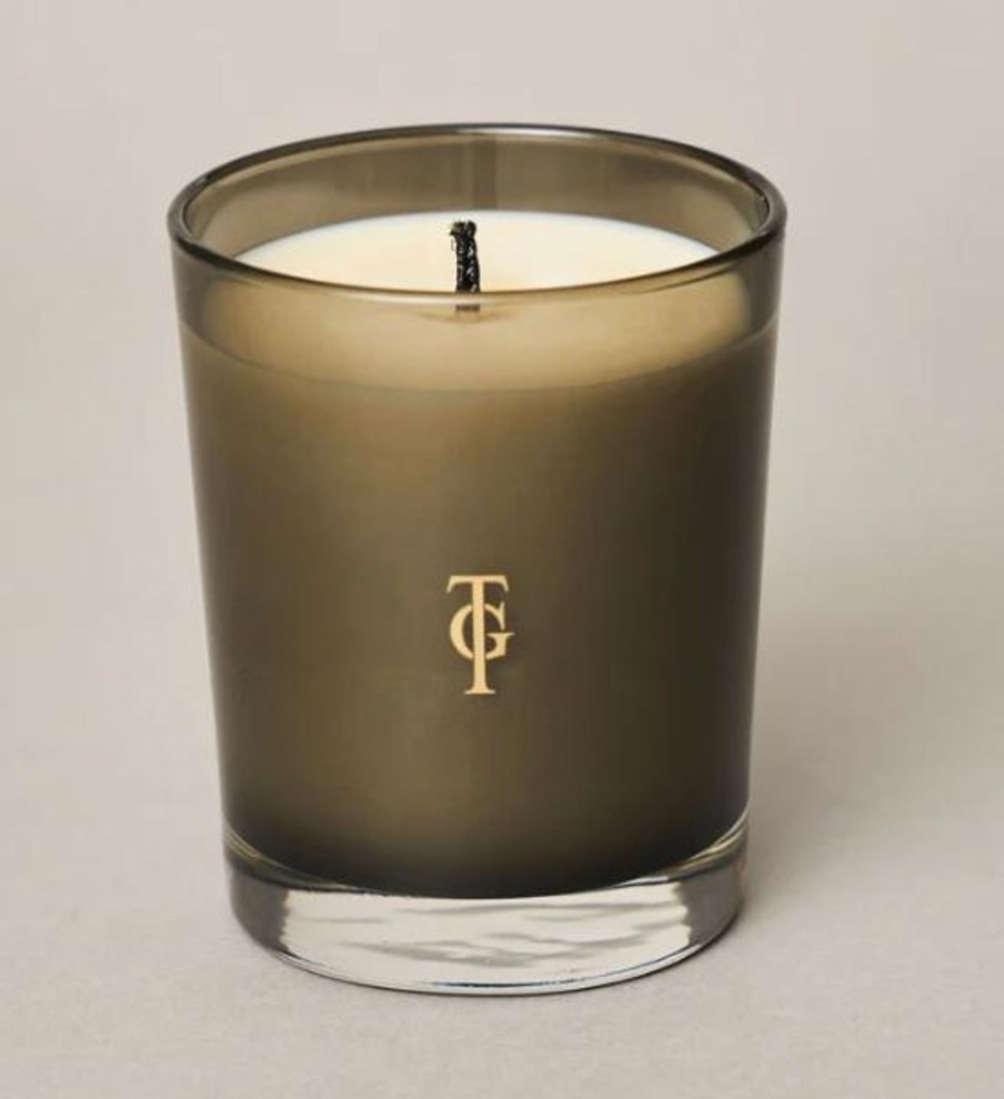 True Grace Portobello Oud Glass Candle Hot