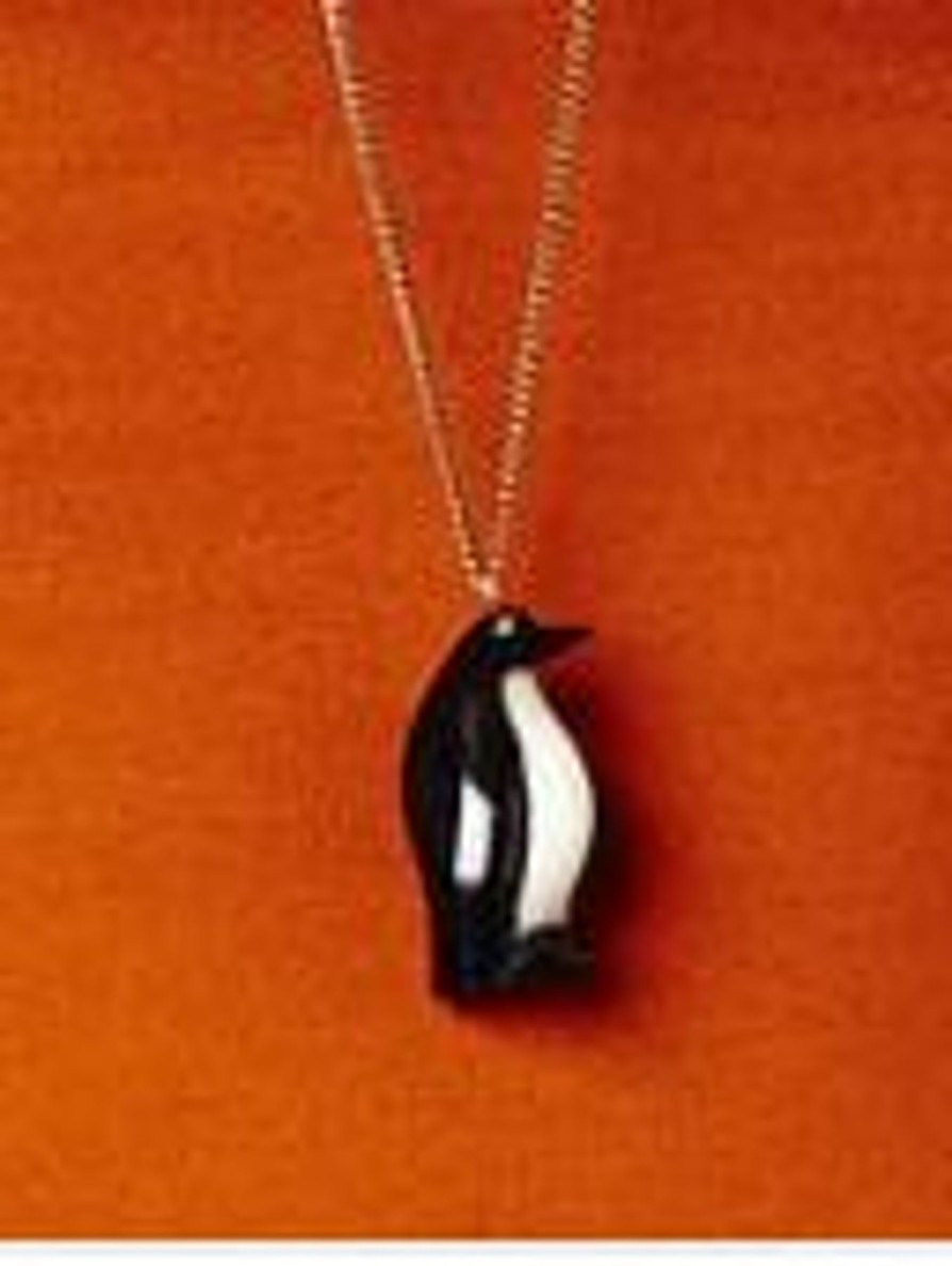 Just Trade Tagua Pinguin Pendant Necklace Wholesale