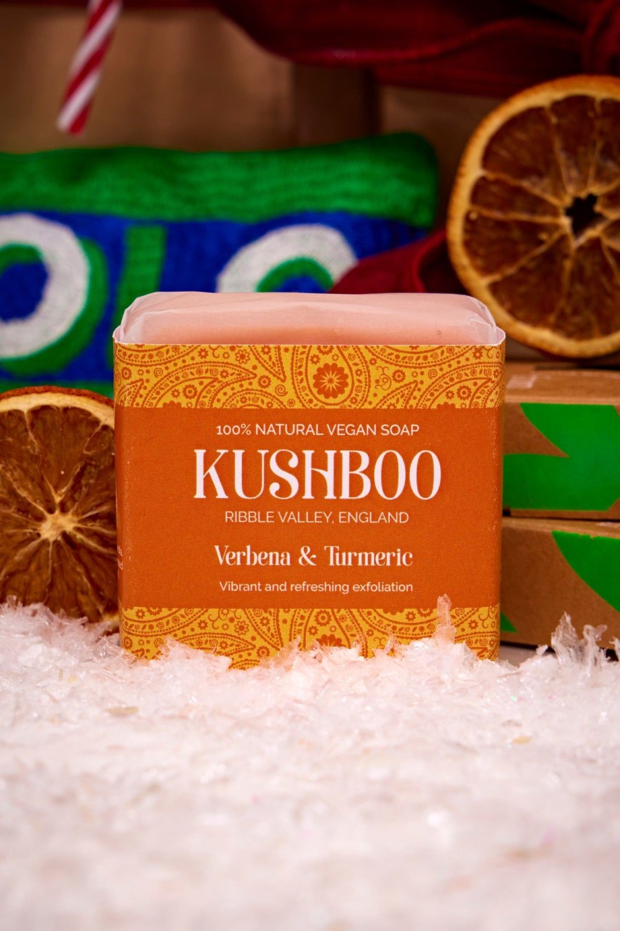 Kushboo Verbena And Turmeric Soap Clearance