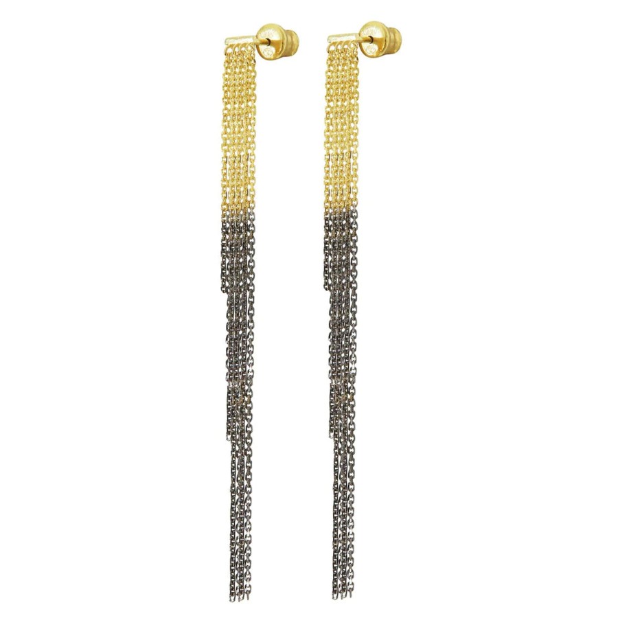 Marie-Laure Chamorel Tassel Dip Dye Earrings - Long Online